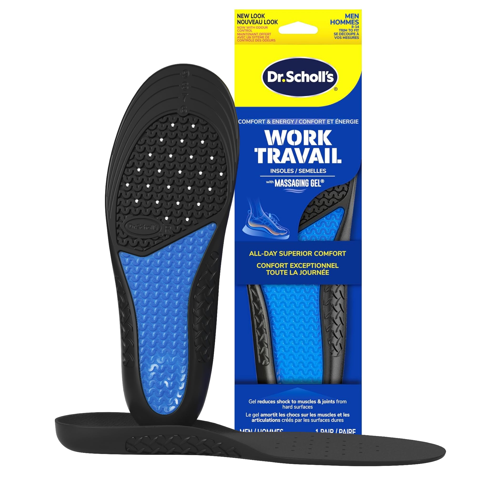 Dr Scholls Work insoles with massaging gel technology
