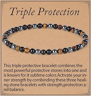 Handmade Healing Bracelet, Natural Gem Stone Crystal Elastic Bracelet