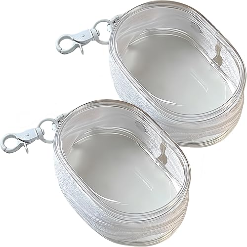 Miniatura 8 de Bolsa de almacenamiento para cables de carga, organizador compacto transparente para viajes, cables de datos, auriculares y más | Mini organizador