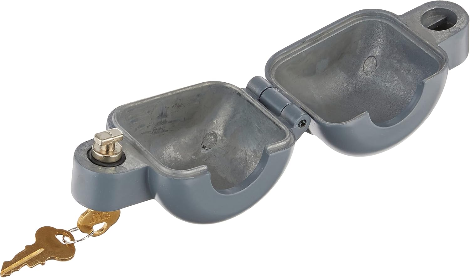 Defender Security EP Security S 4180 Key to Block Access to Keyhole, Removeable and Easy to Use Doorknob Lock-Out Device, 2-7/8 in, Gray