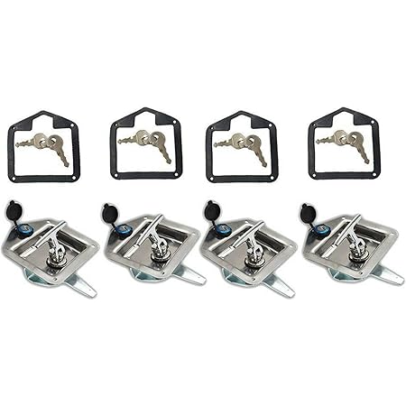 RV Toolbox Handle Latch 140 X 108mm Trailer Camper Truck Built In Door - Foto 2