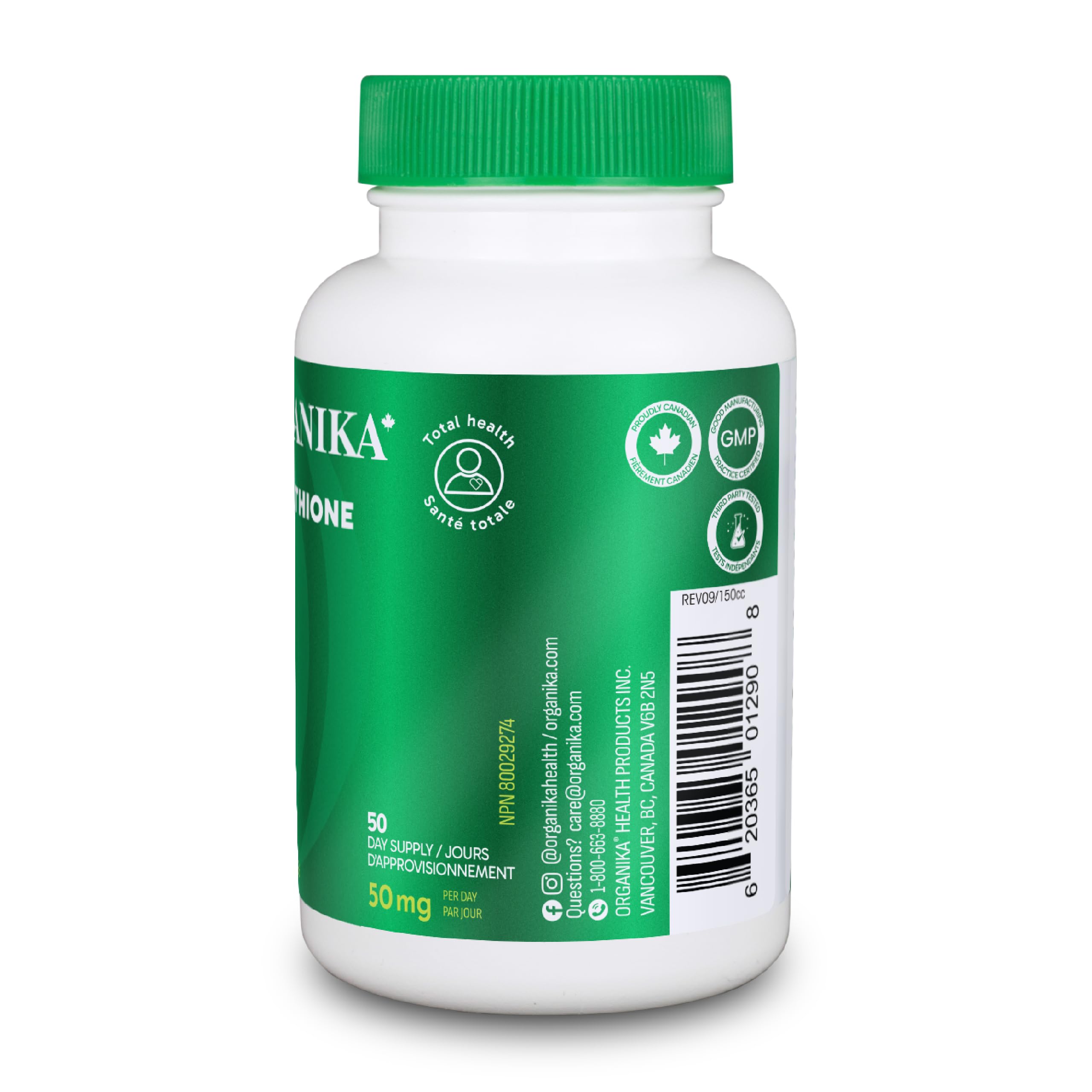 Organika L-Glutathione Supplement