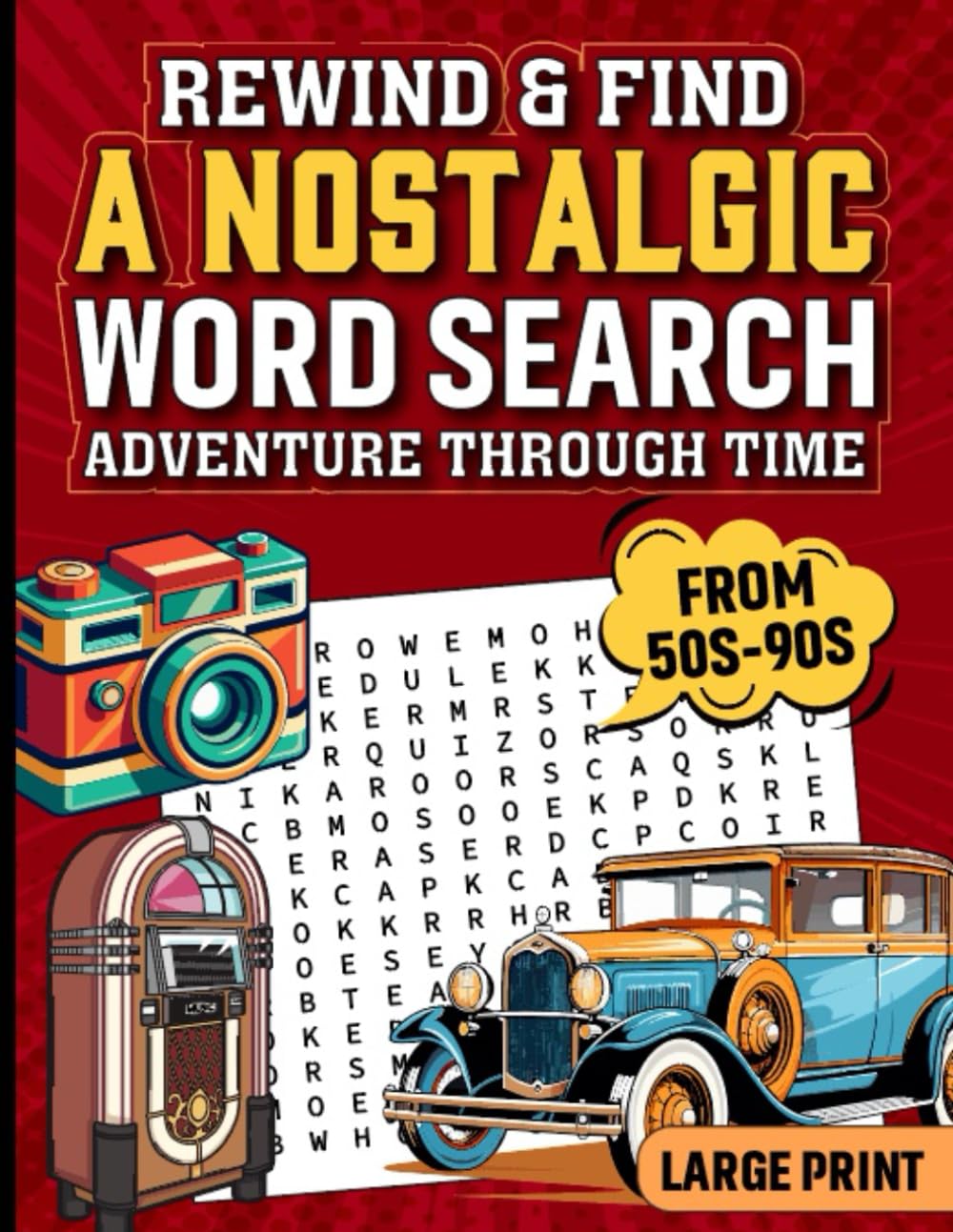 Rewind & Find: A Nostalgic Word Search Adventure Through Time