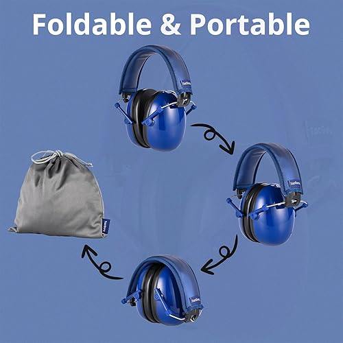 Miniatura 6 de Edición 130 color sólido, orejeras de protección auditiva para niños, talla única para niños de 3 a 16 años