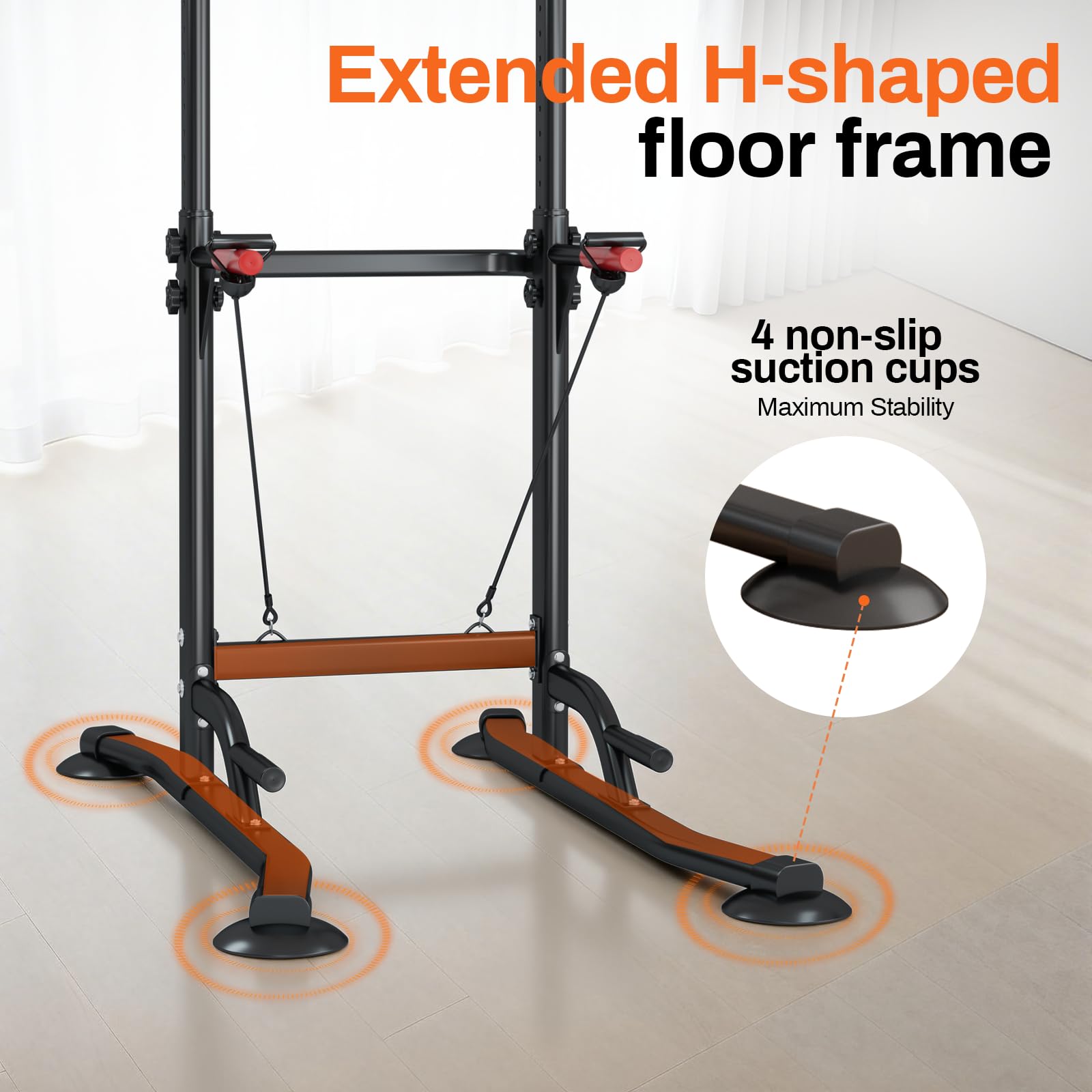 Power Tower Dip Station | Barra per trazioni | Supporto 200 kg | Stazione di allenamento e fitness | Rack di potenza per palestra domestica