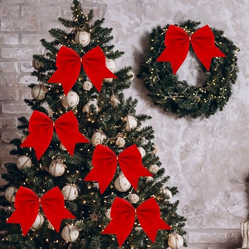 Miniatura 5 de 12 lazos patrióticos de 6 pulgadas con diseño de bandera estadounidense, rayas rojas, blancas y azules, 4 de julio, para corona, para fiesta del Día