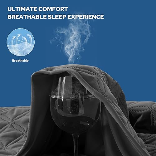 Miniatura 6 de BEDLORE Waterproof Mattress Protector, Noiseless Twin XL Size Mattress Pad with Deep Pocket Fitted Up to 6"-15", Soft Breathable Dirt-Proof Mattress