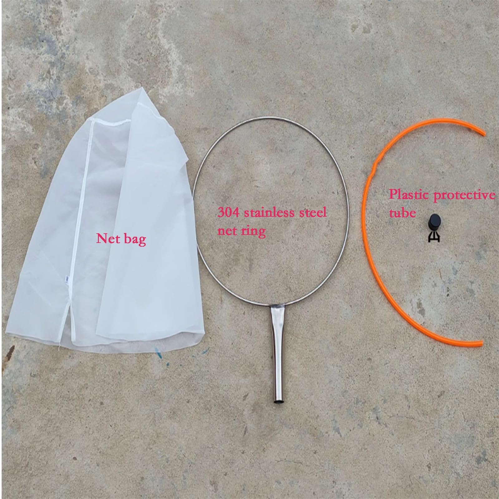 Rete da plancton, Rete da plancton Portatile per Laghi e fiumi, Maglia 80-400, profondità 35 cm, Rete da Pesca Ideale per laghetti e campionamento Acquatico, Design Resistente e Leggero