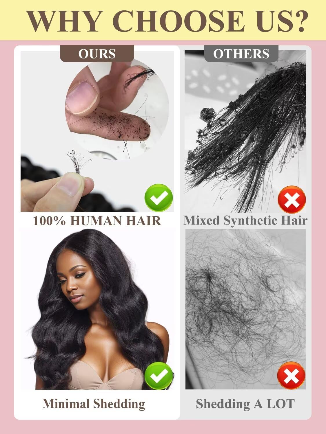 26-Inch Pre-Plucked Body Wave Synthetic Wig with HD Lace Front Amazon.com : 26 Inch Body Wave Lace Front Wigs Human Hair  main image 2