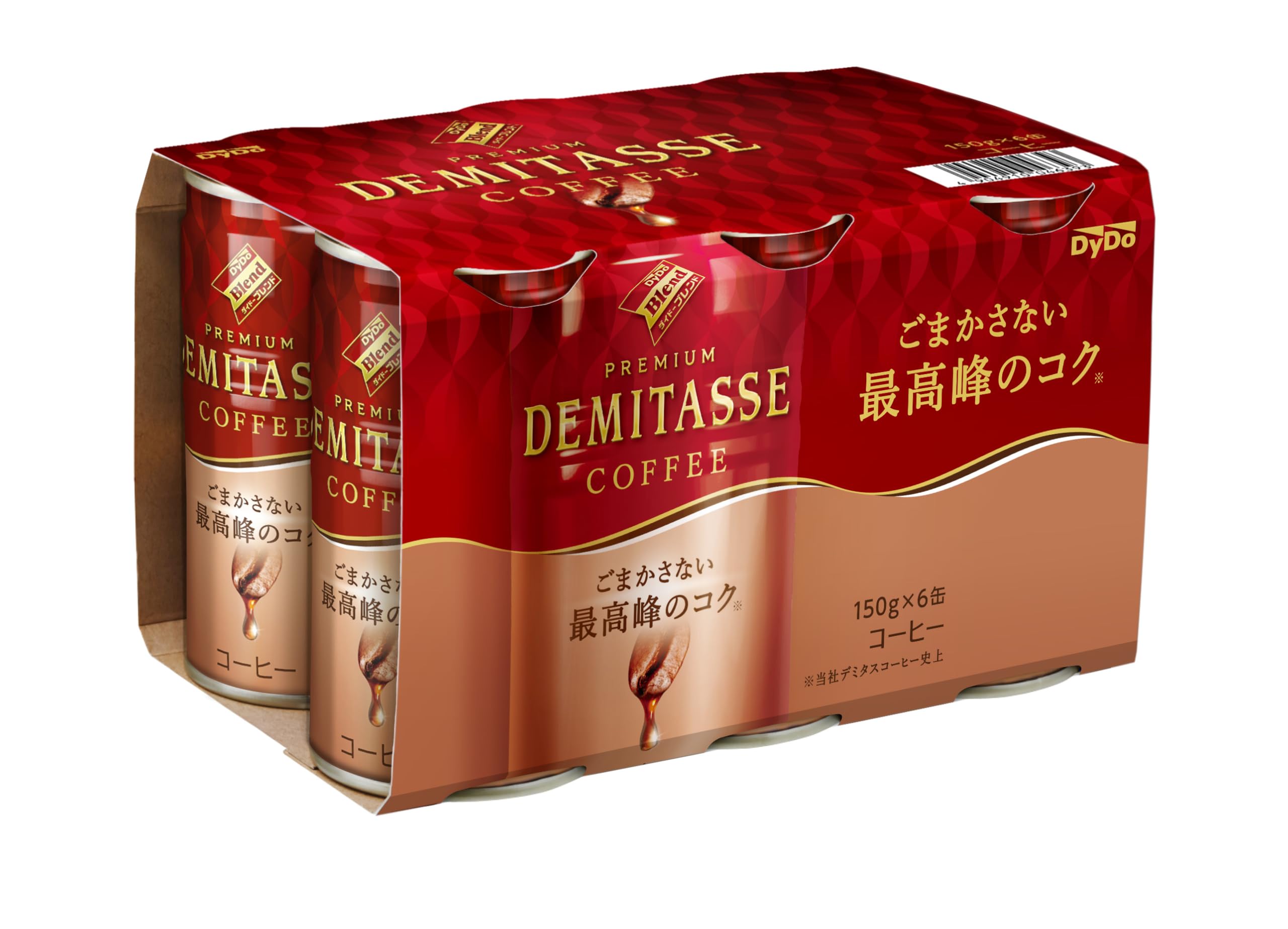 Amazon.co.jp: ダイドー ブレンド デミタス コーヒー 150mlx6缶x5個 計