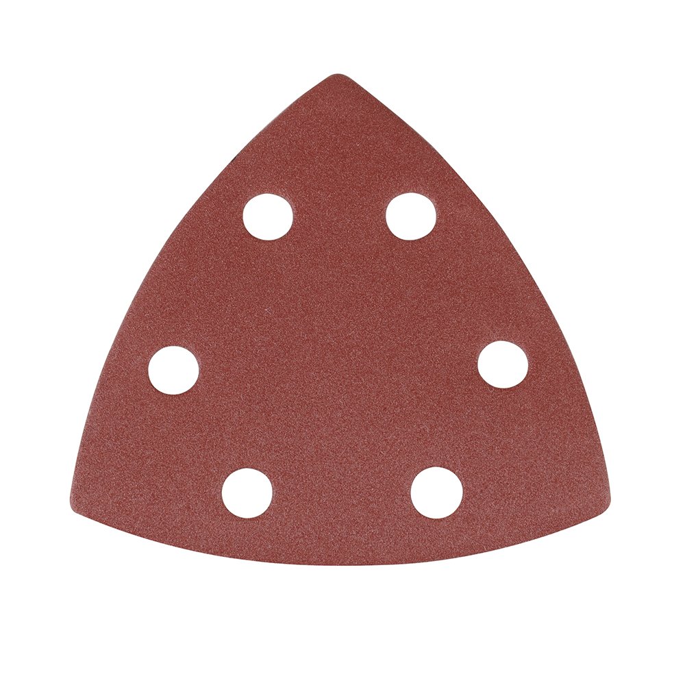 Silverline Red 264949 Hook And Loop Triangle Sheets 90 Mm 10Pk 240 Grit