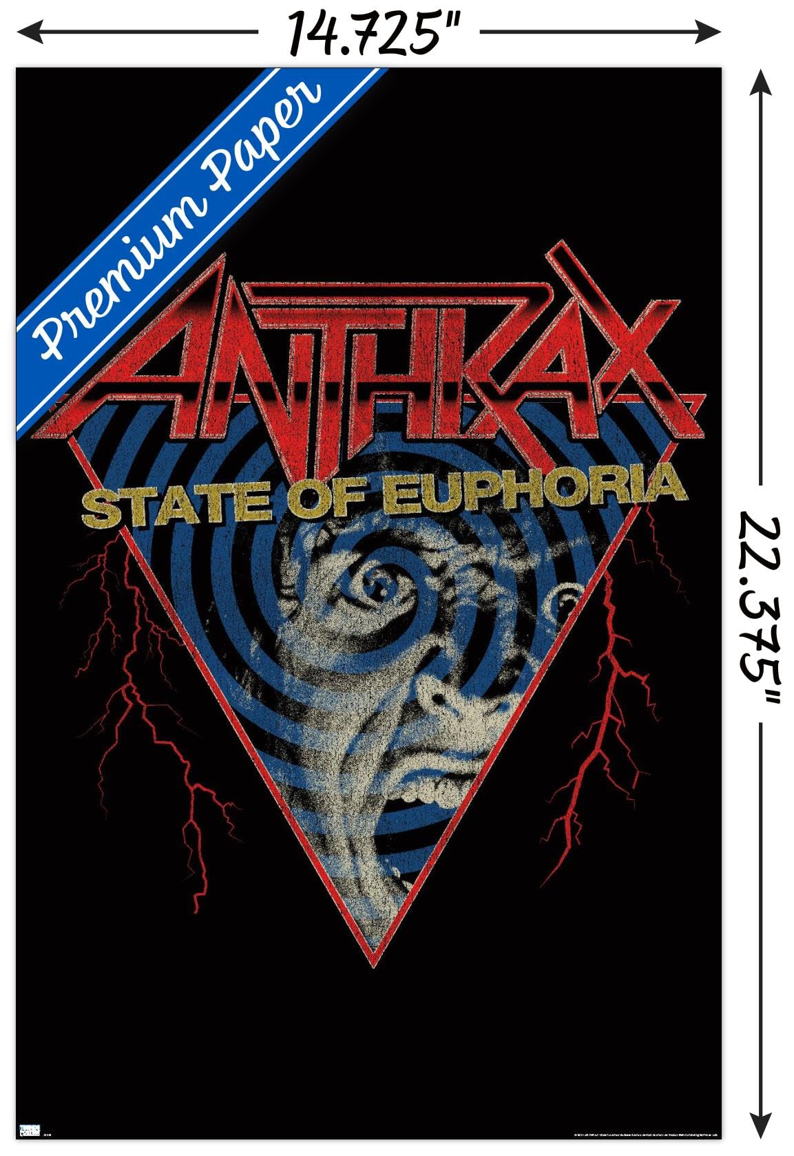 【ポスター・バンダナ付】Anthrax / State Of Euphoria ANTHRAX STATE OF EUPHORIA / WITH POSTER AND BANDANA COMPLETE
