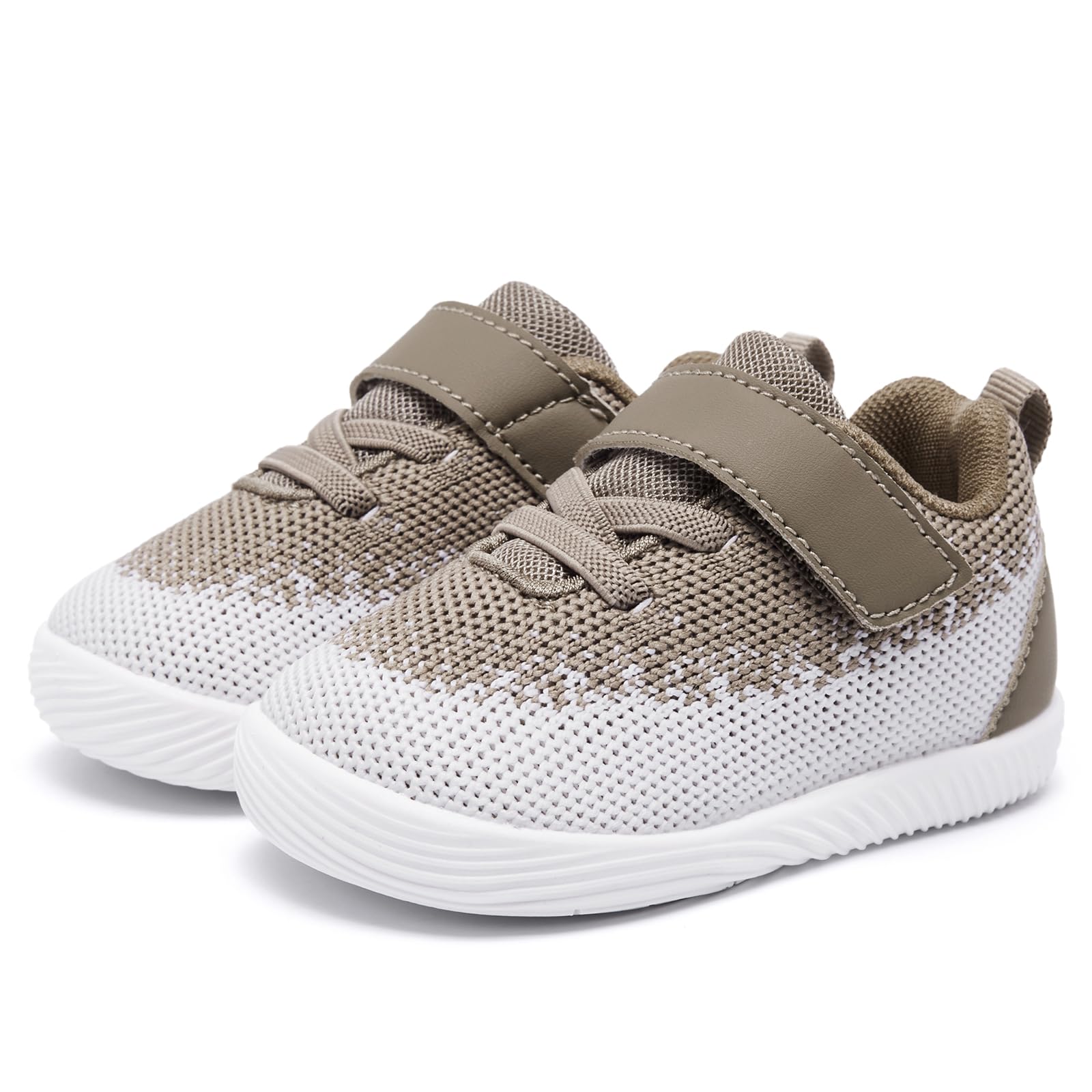 MORENDL Toddler Sneakers Baby Boys &amp; Girls Barefoot Shoes Lightweight Breathable Walking Running Tennis Athletic Sport Shoes