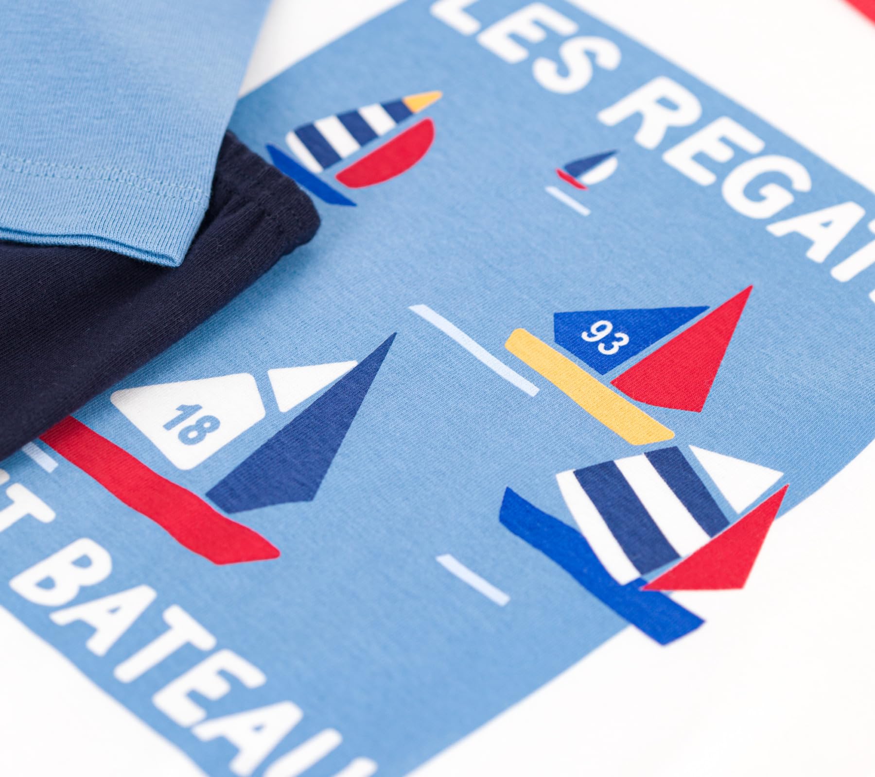 Petit Bateau Piżamy dziecięce i chłopięce, Niebieski/wielokolorowy, 24 miesi?cy