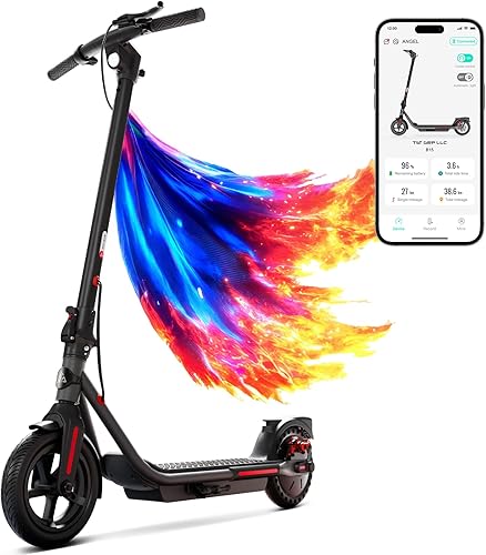 Miniatura 9 de TST Electric Scooter for Adult, Up to 19 MPH and 20 Miles Long Range E Scooter, 8.5"10" Solid and Pneumatic Tire, Portable Folding EScooter with
