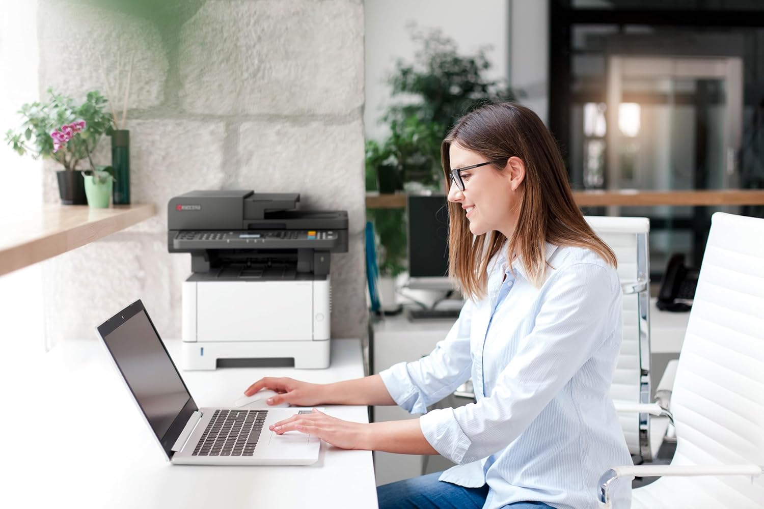 KYOCERA ECOSYS MA3500wfx Monochrome All-in-One Wireless Laser Printer (Print/Copy/Scan/Fax), up to 37ppm, Automatic Document Processor and & Mobile Utilities