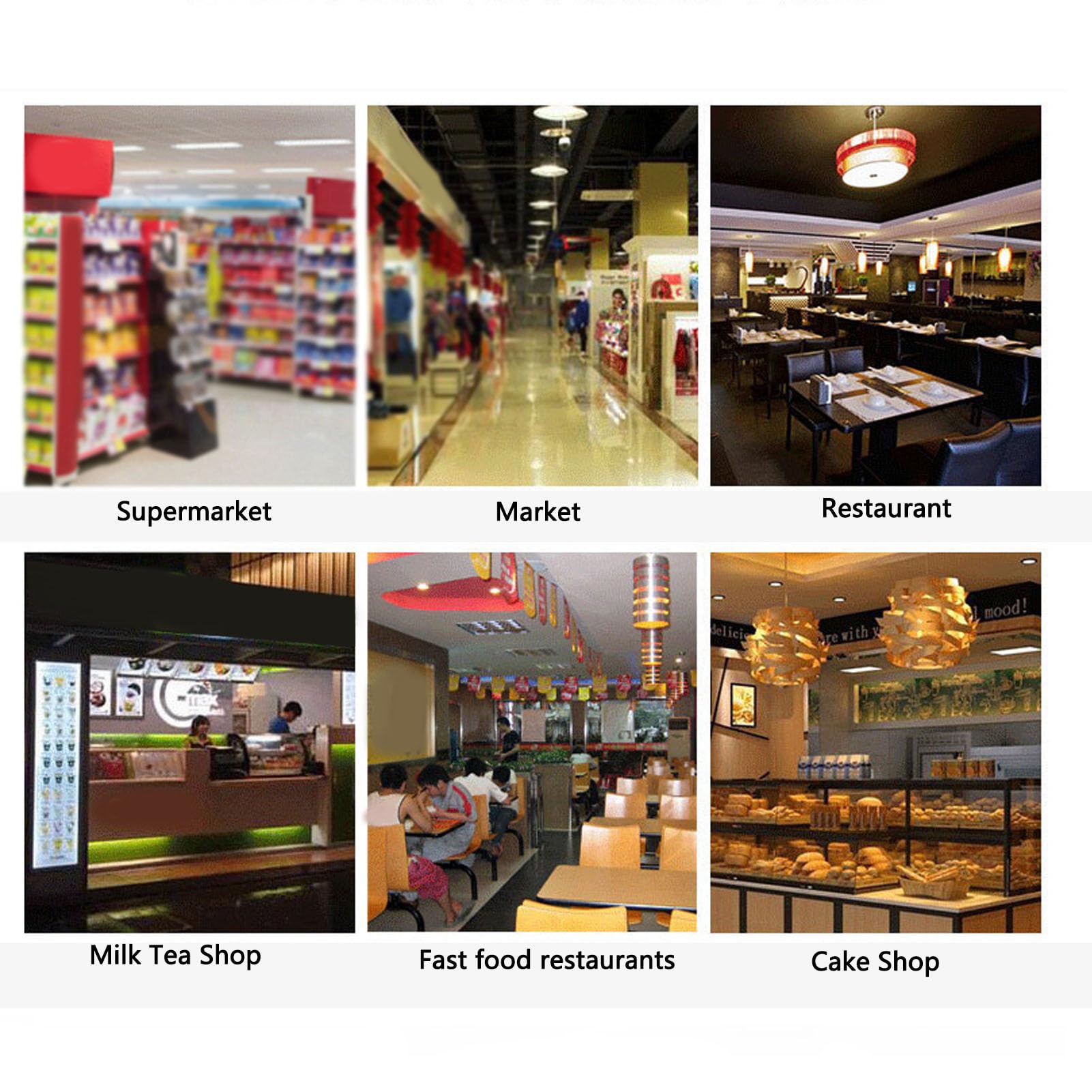 Fafeicy Thermal Printer BT Receipt Printer 203DPI Mini Portable Label Printer for Supermarket Restaurant with USB, for Amazon, Ebay, Shopify