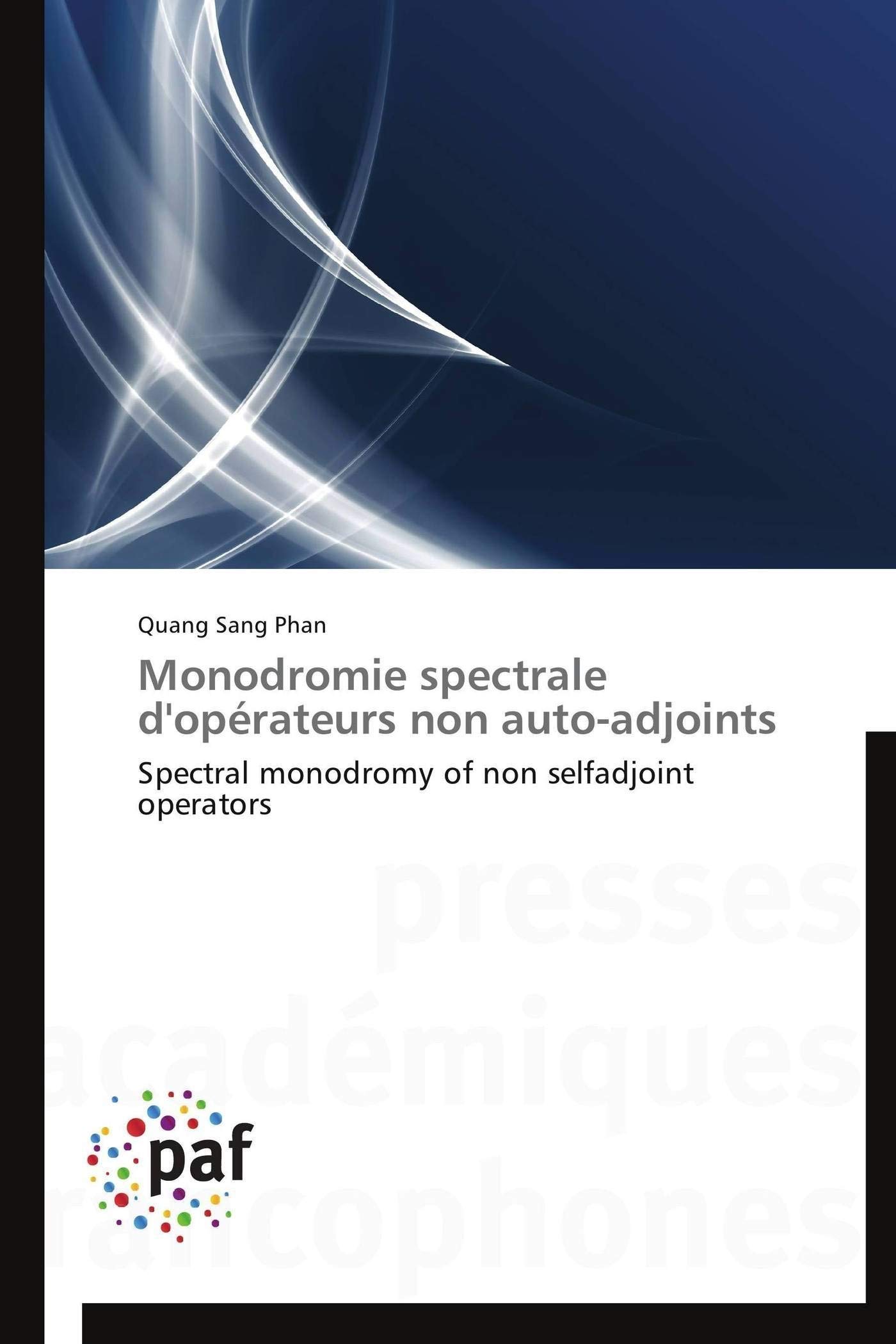 Monodromie spectrale d'opérateurs non auto-adjoints: Spectral monodromy of non selfadjoint operators