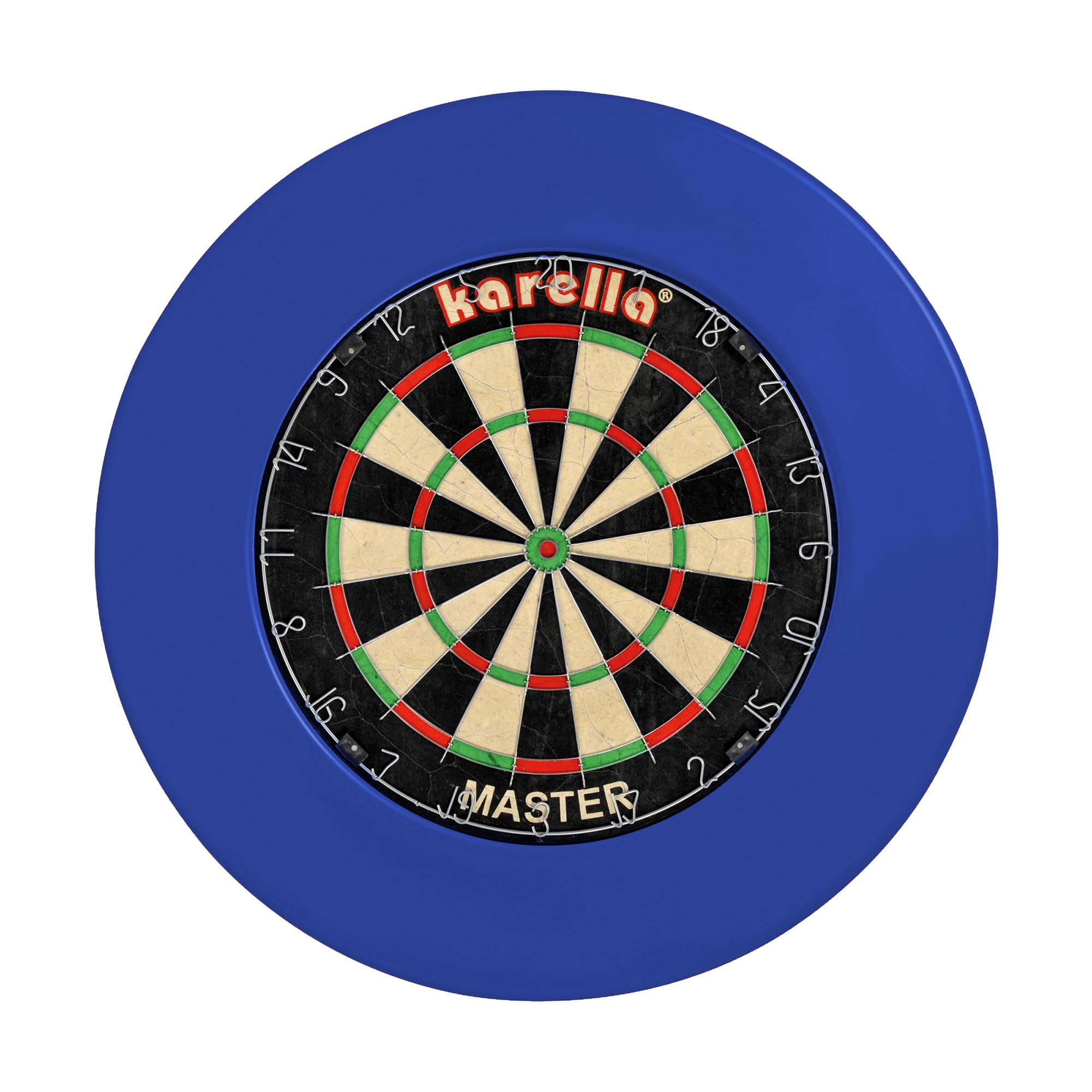 Karella einteiliger Dartboard Surround PU, Auffangring Dartscheiben, 4 Farben, Dart Umrandung, Catchring, Backboard Steeldart, Wandschutz, Auffangfeld für Dartpfeile