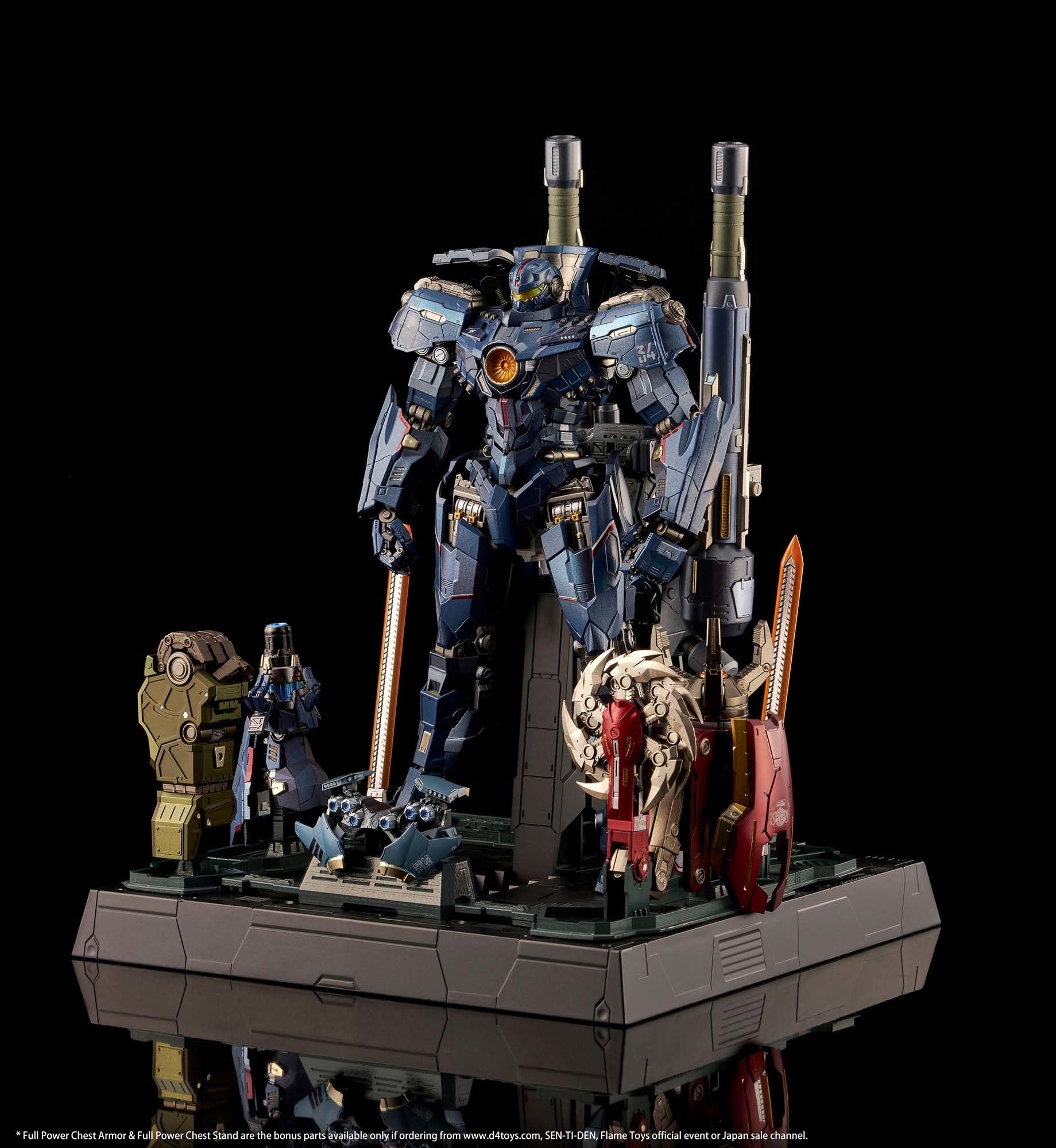Flame Toys Pacific Rim Kuro Kara Kuri Gipsy Danger Figurine 21 cm