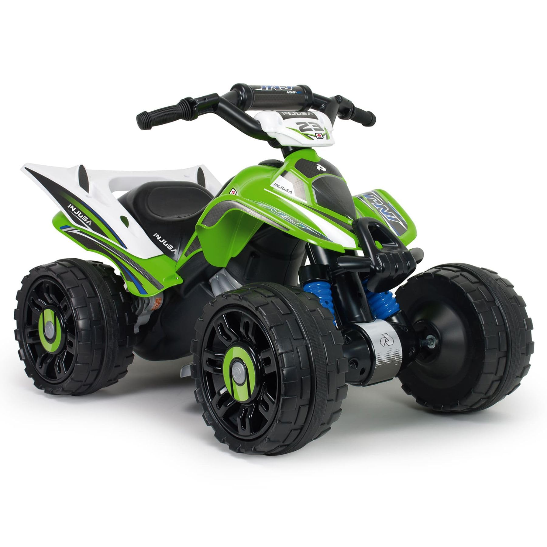 Moto Eléctrica Niños 2 Años 3 Años 4 Años ATV Blaster 12V – Quad a Batería para Niños con Marcha Atrás - Pedal Acelerador - 6 km/h - Freno Eléctrico – INJUSA