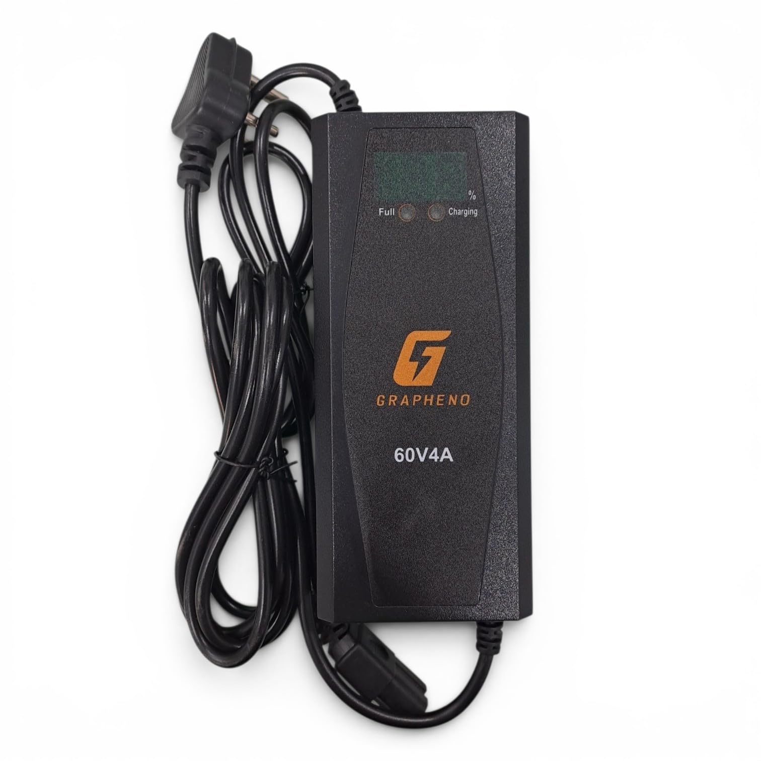 Electric Scooter Charger 60V 4 AMP | GRAPHENO | for Lead Acid and Graphene 5 Battery Scooter | Longest 4 Meter Wire | Percentage Screen | Auto Cutoff Protection | Fast Charging.-image-5