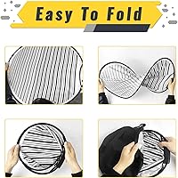 Vista 5 de Tablero reflectante plegable con línea de reparación de abolladuras, tela portátil y flexible, línea reflectante para removedor de abolladuras