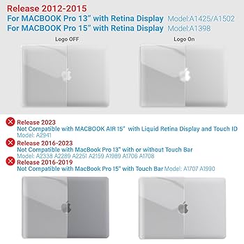 MacBookPro15カスタム品 Amazon.com: IBENZER Compatible with MacBook Pro 15 Inch Case