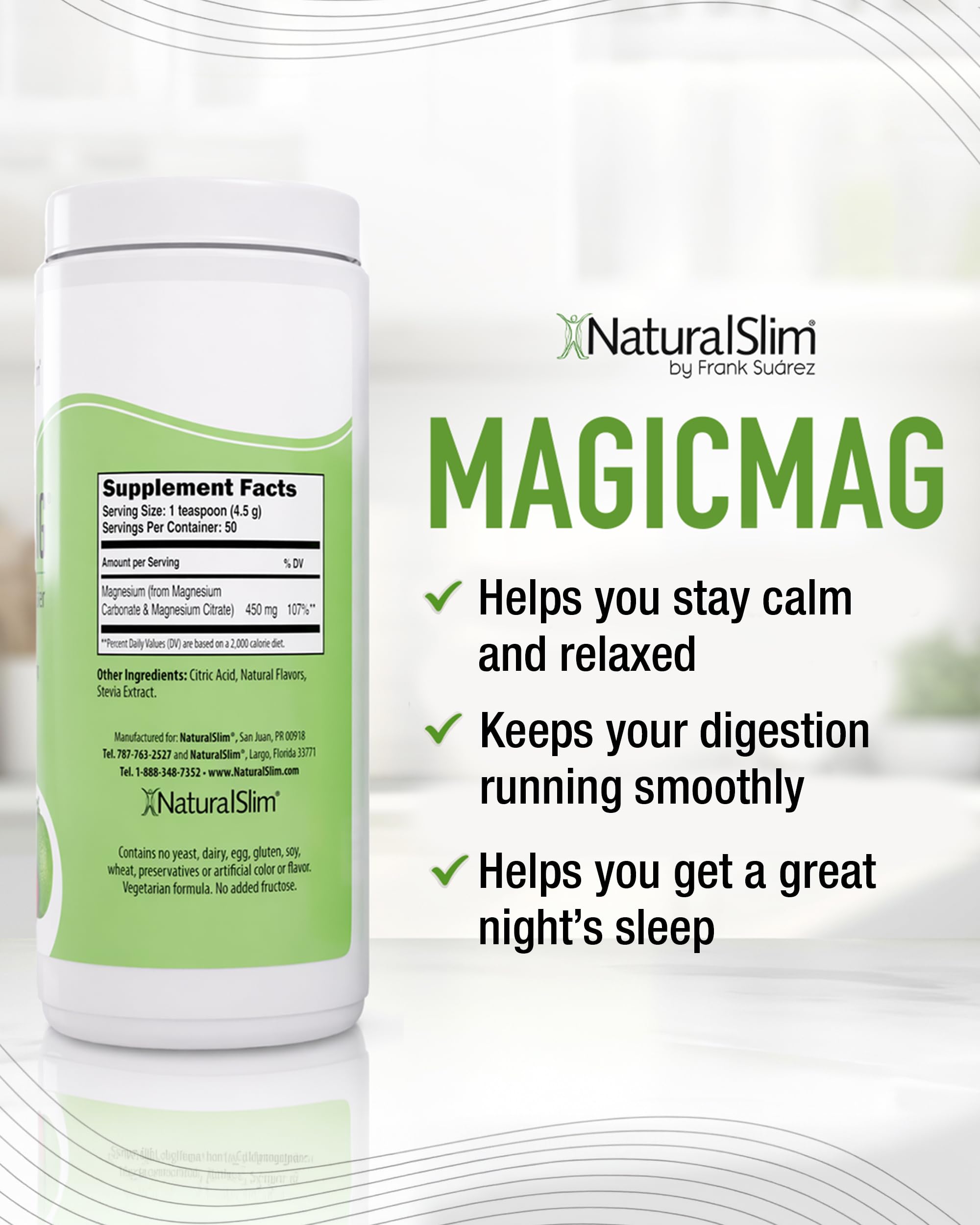 NaturalSlim MagicMag Magnesium Citrate Powder, Strawberry Lemon, 8 oz — Amazon image 4
