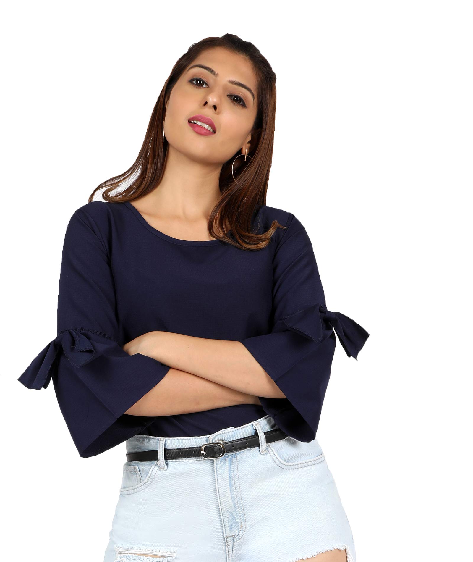 Chimpaaanzee Polyester Boxy Women Top-picture-17