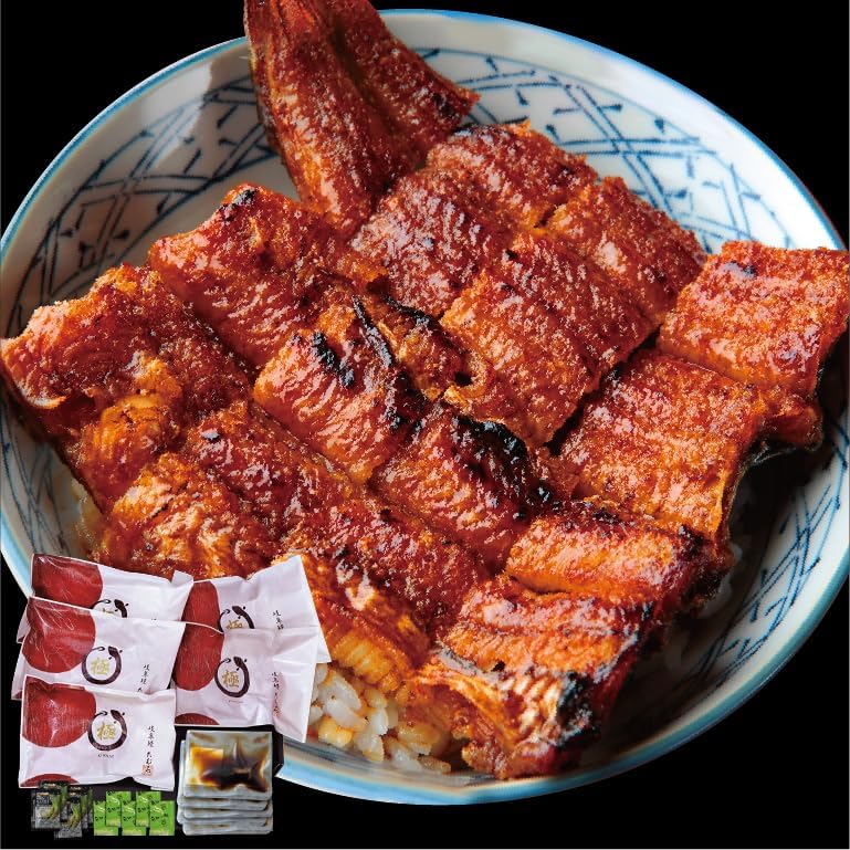 【たむろ極 幻のめすうなぎ艶鰻】国産うなぎ蒲焼5尾+肝付き（5～7.5人前）【うな丼専用（タレ多め）・焼き加減／普通】贈り物（ギフト