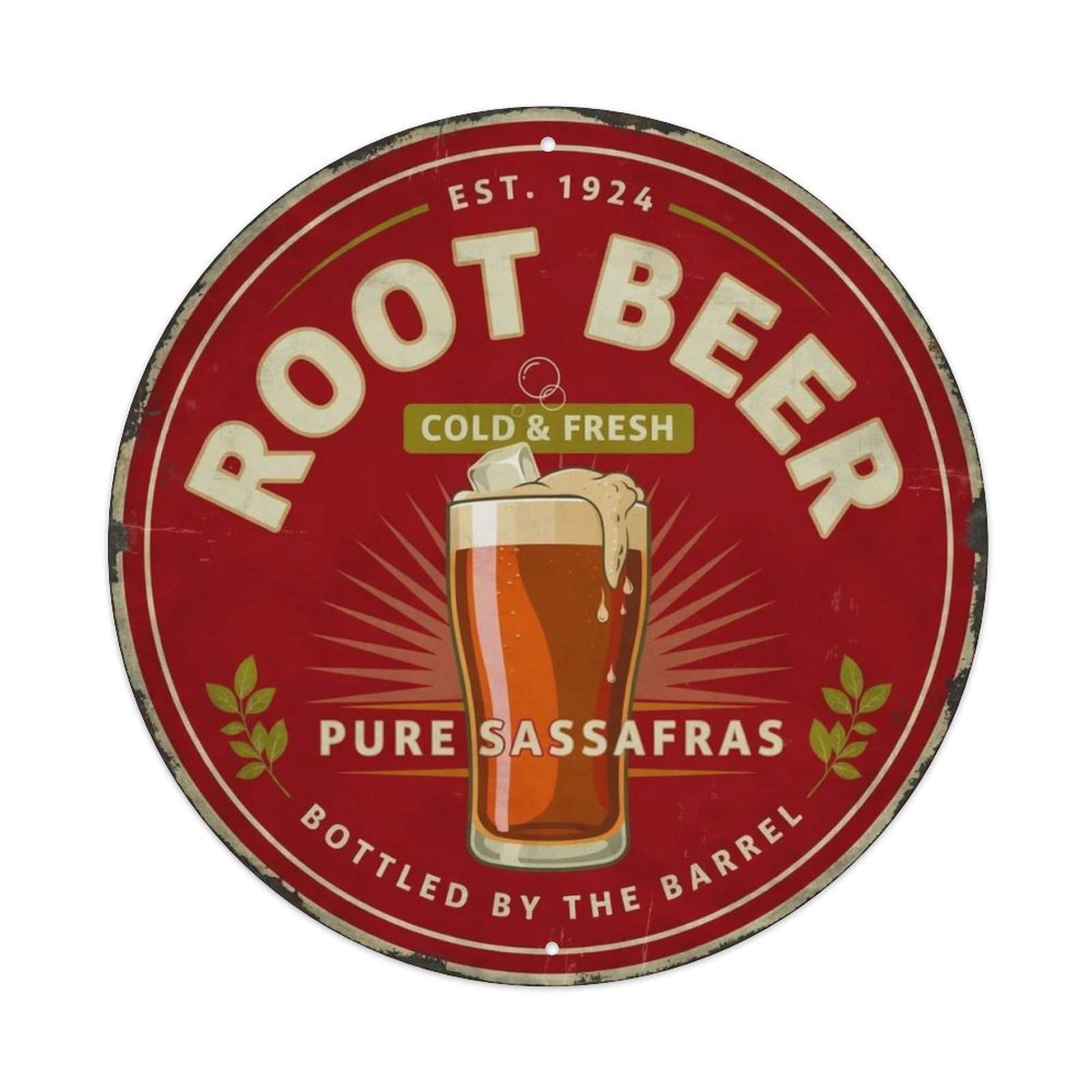 Root Beer Retro Soda Metal Tin Sign Plaque