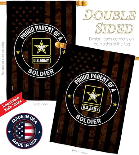 Miniatura 3 de Orgulloso bandera de la casa del ejército – Paquete de guardabosques de las fuerzas armadas de los Estados Unidos Americanos Militares Veteranos