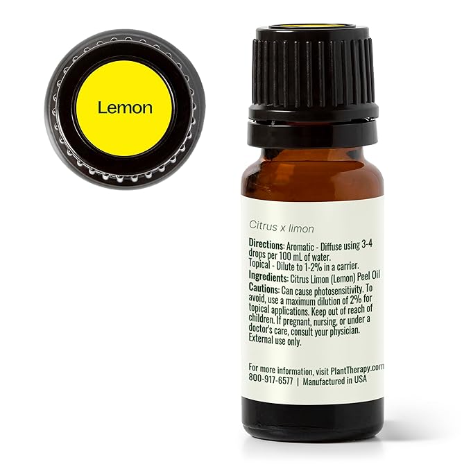 Aceite Esencial de Limón Plant Therapy 10 mL 100% Puro miniatura 8