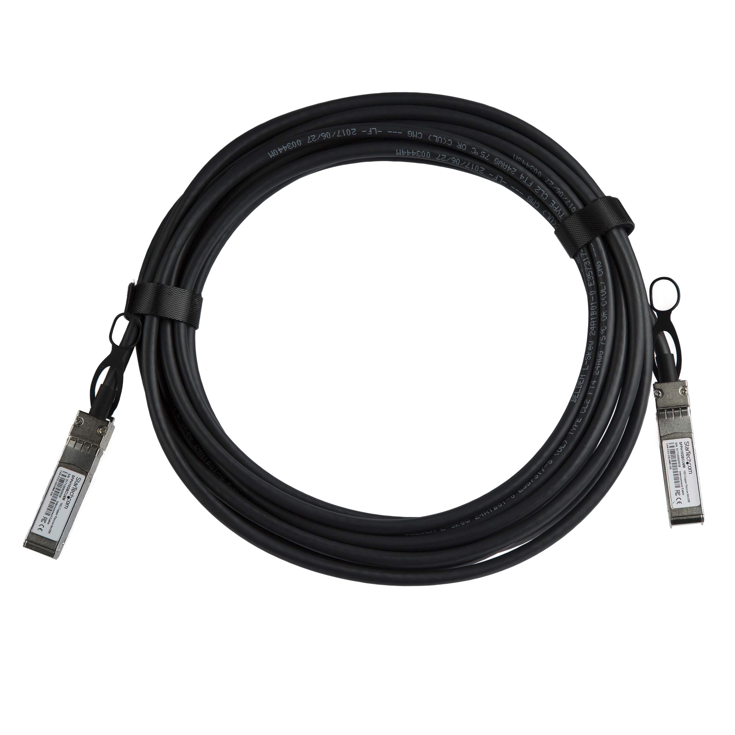 StarTech.com SFP+ダイレクトアタッチTwinaxケーブル 6m Cisco製SFP-H10GB-CU1-5M互換 パッシブDACケーブル Mini-GBIC SFPH10GBCU6M z2zed1b DAC Twinax ケーブル/銅線ダイレクトアタッチケーブル/Firepower
