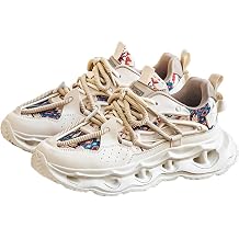 GSIGUL Mens Walking Running Shoes Tennis Non-Slip Comfortable Workout Gym Lightweight Chunky Fashion Sneakers