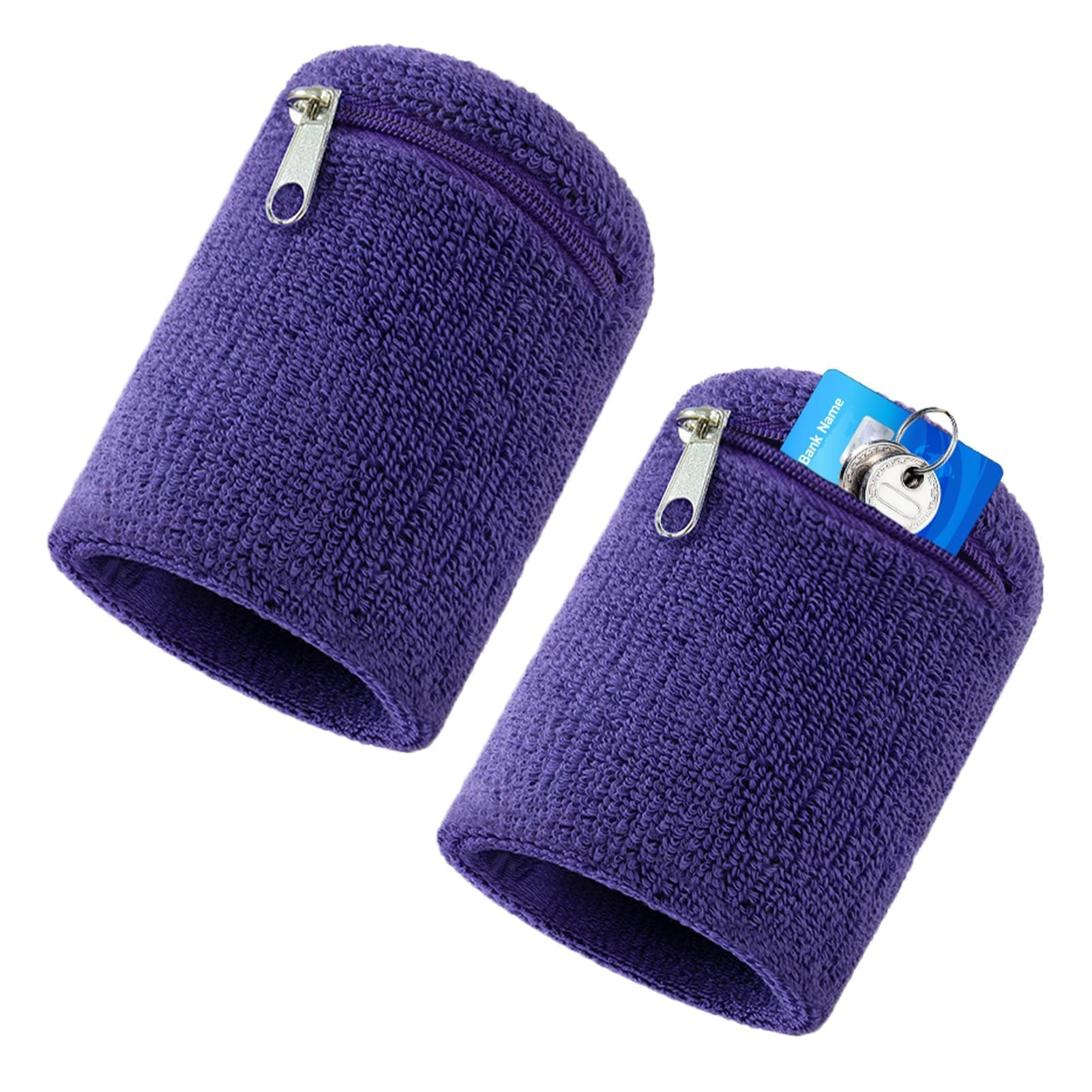 4 Pièces Bandeau Poignet avec Poche Zippée, Anti-Transpiration de Sport, Bracelets Pratiques pour Absorber la Transpiration, Serre-Poignets pour Hommes et Femmes, Bande Poignet Musculation, Noir 4 Pièces Bandeau Poignet avec Poche Zippée, Anti-Transpiration de Sport, Bracelets Pratiques pour Absorber la Transpiration, Serre-Poignets pour Hommes et Femmes, Bande Poignet Musculation, Noir
