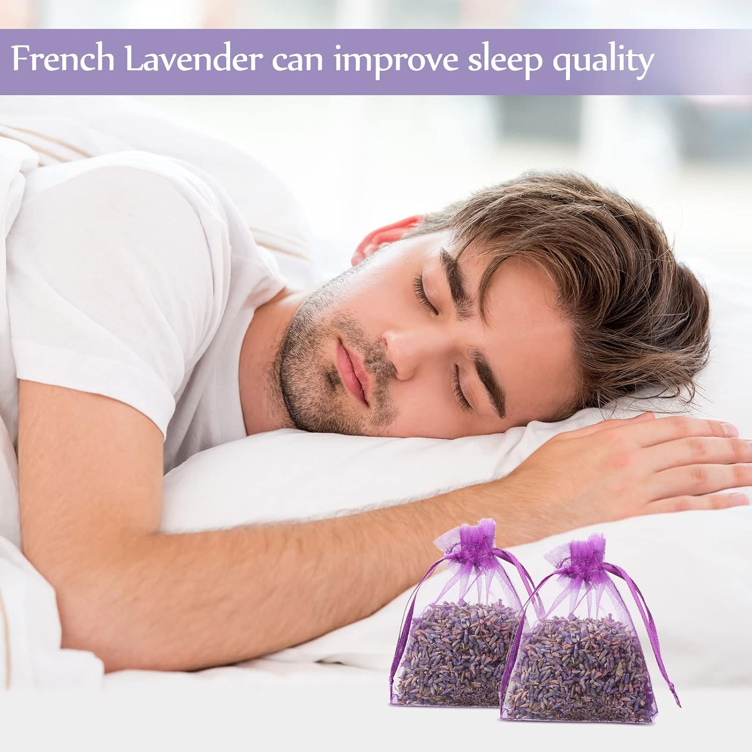 Treela 3 Pound Dried Lavender Bulk Dry Lavender Buds Fragrant Flower Petals for DIY Wedding Gift Crafts Fragrance Sachets