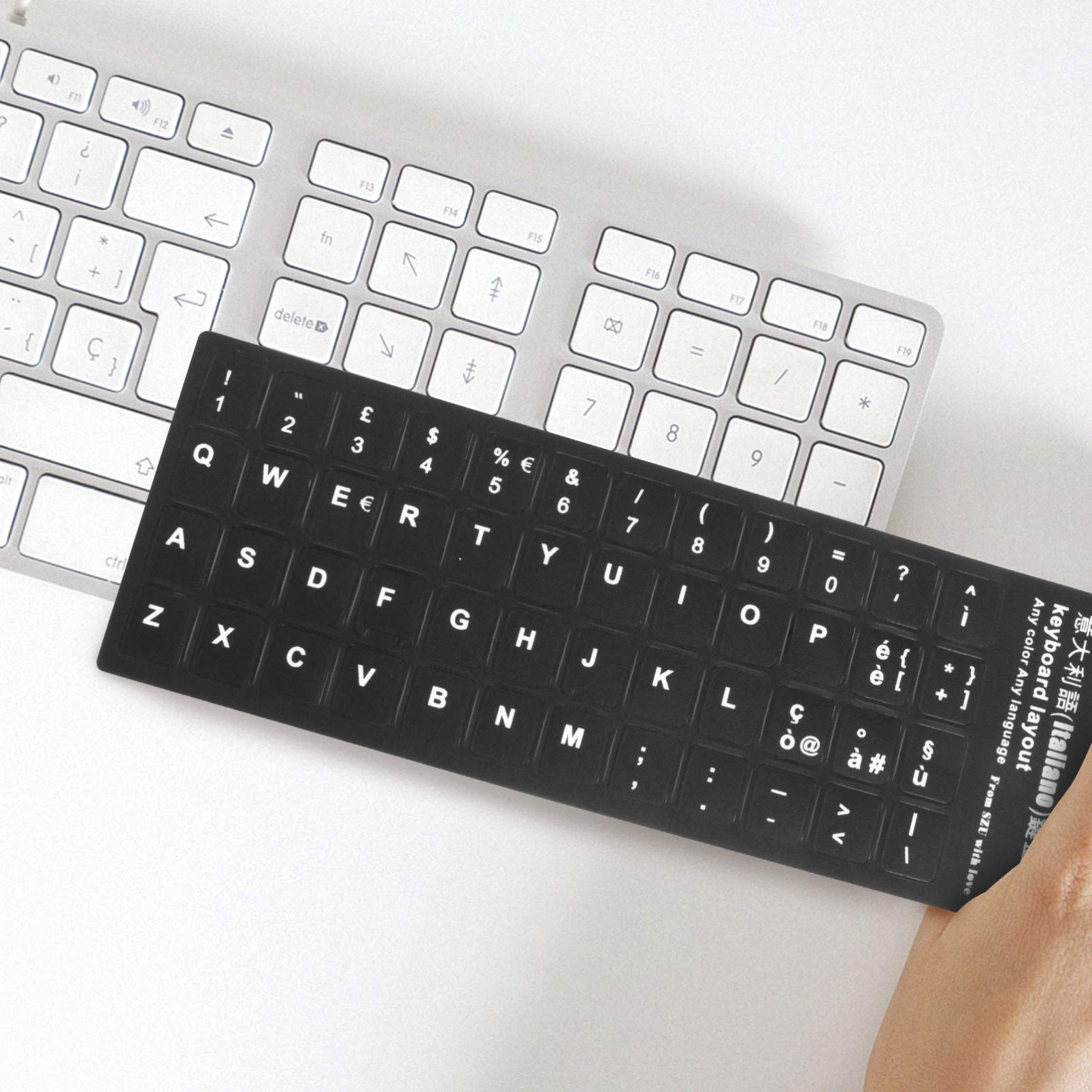 10 Aufkleber Für Italienische Tastatur - Etiketten Für Notebook, Laptop & Computer | StickersLab