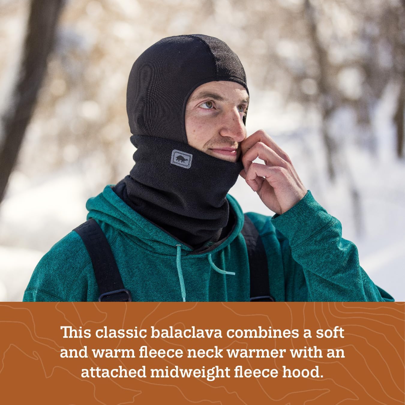 Turtle Fur Shellaclava Ski Mask for Men and Women - Fleece Balaclava with Technical Hood - Moisture-Wicking, Soft & Stretchy