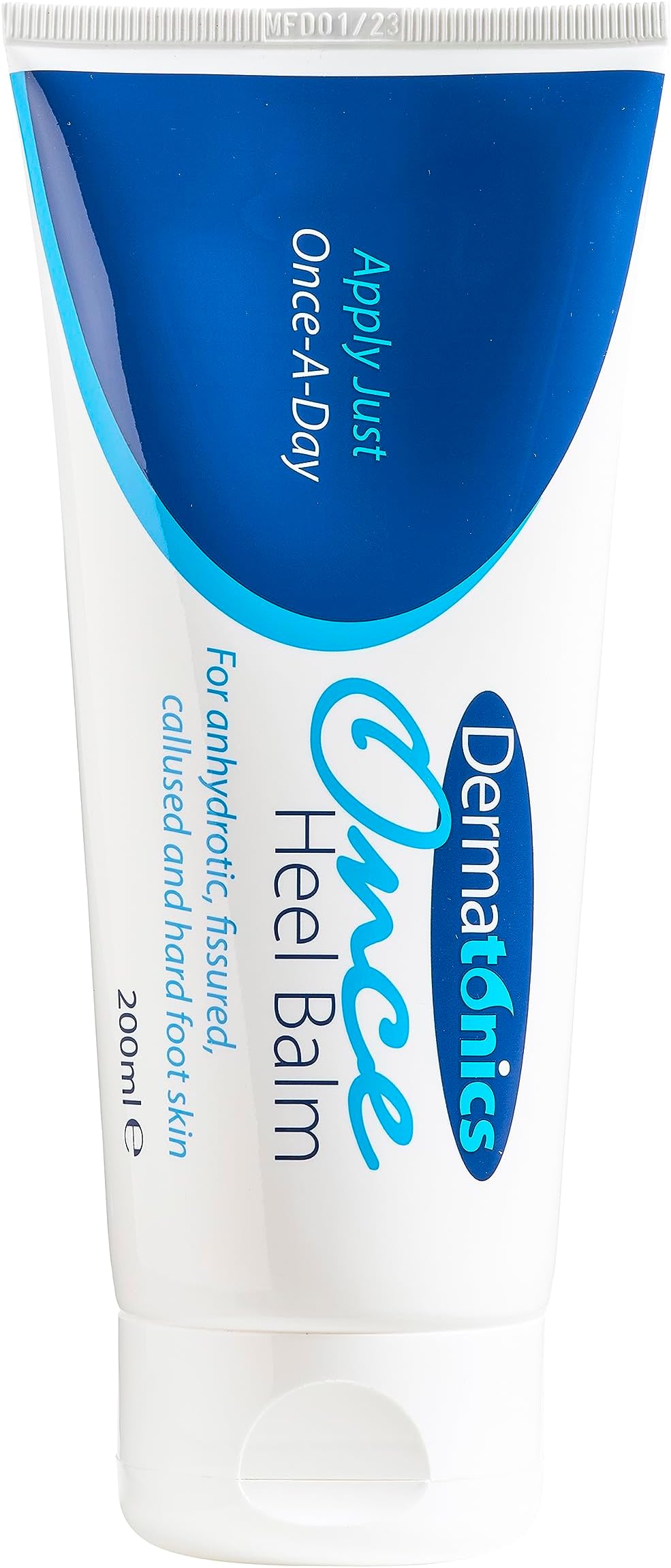 Dermatonics Once Heel Balm - Long-lasting Relief for Rough, Dry, and Callused Heels and Feet | Paraben-free and Clinicaly Proven | Visible Result in 8 Days | 200 ml