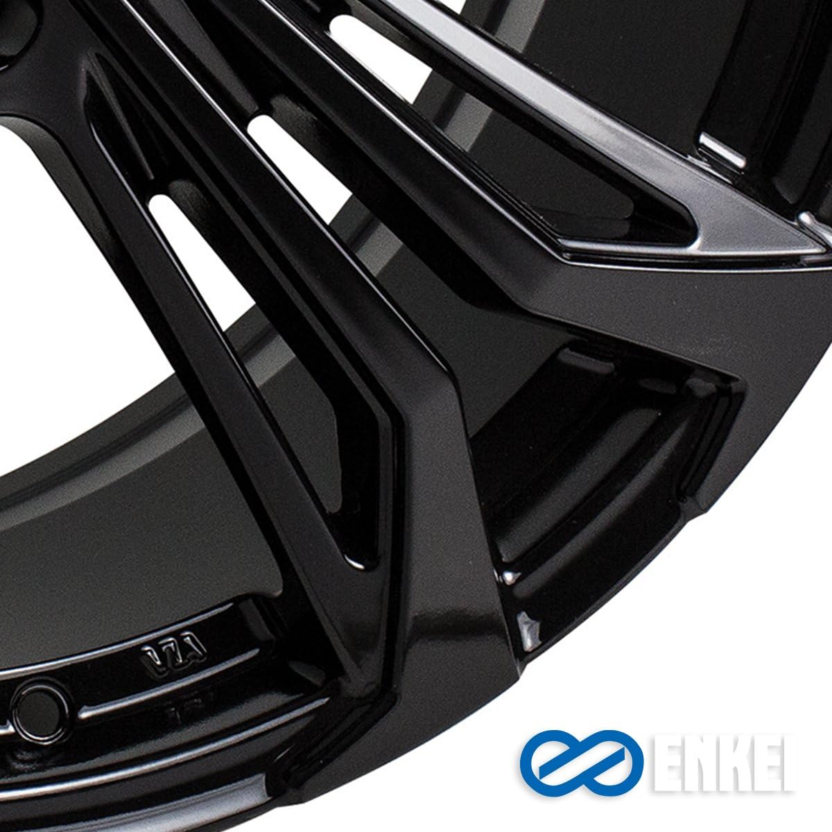 18" Enkei VORTEX5 Wheel Black 18x8 5x110 +40mm 510-880-5140BK