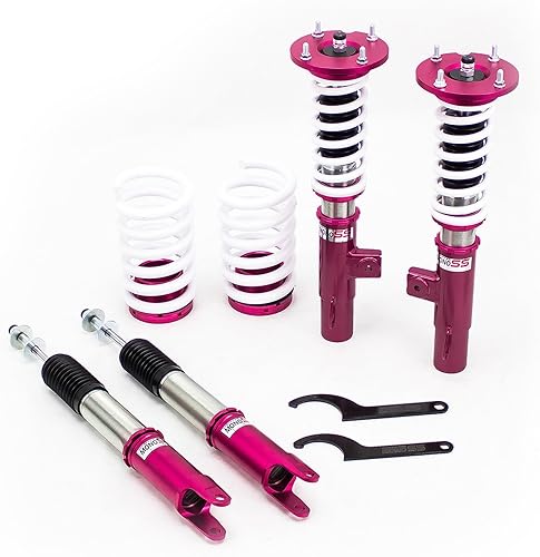 Godspeed MSS0142-B MonoSS Kit de bajado de bobinado totalmente ajustable, altura de paseo, tensión de resorte y amortiguación de 16 clics,