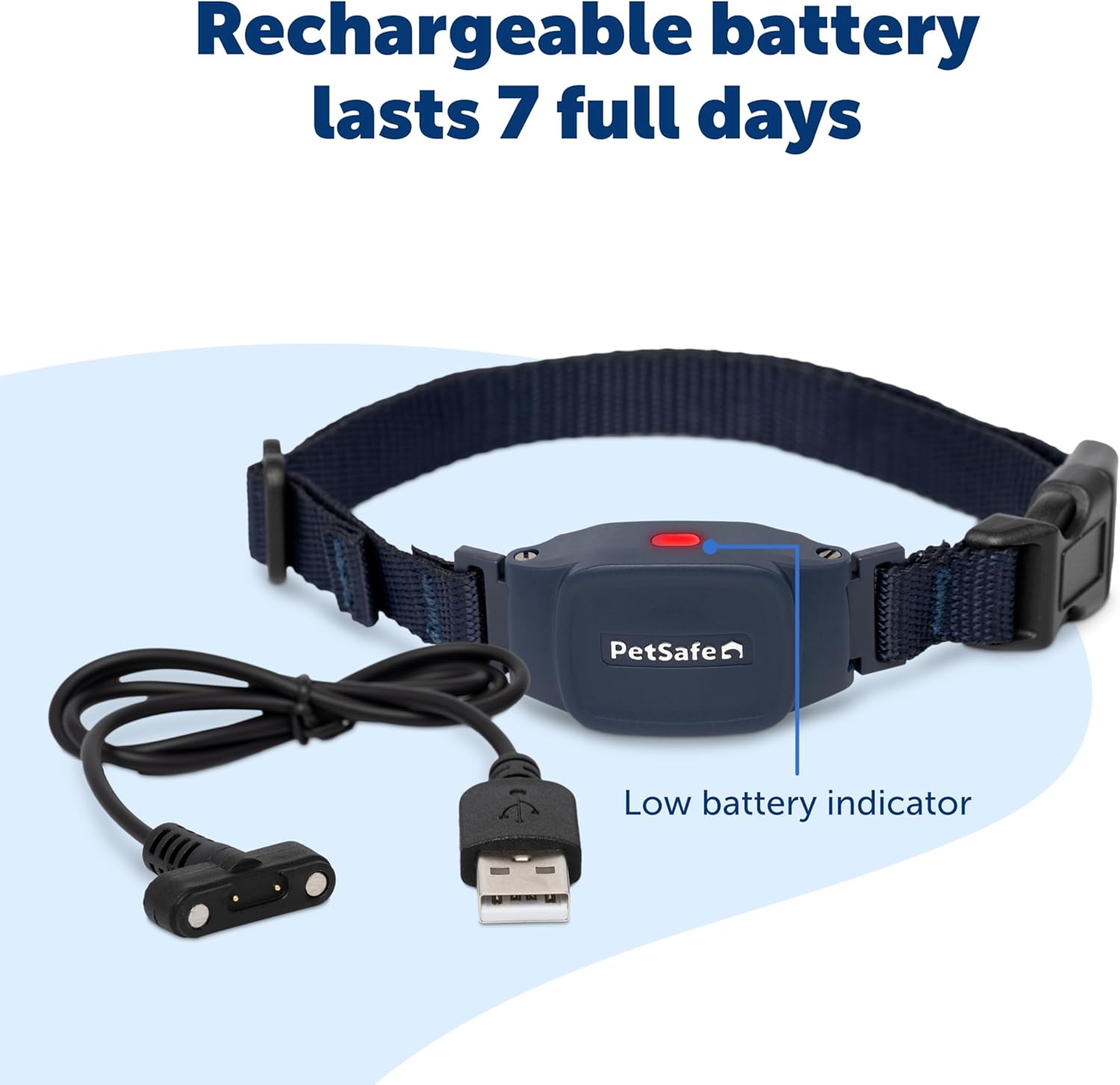 PetSafe NanoBark 2.0 Bark Collar for Small Dogs - Lightweight, Adjustable Dog Collar - Smart Bark Detection - Auto-Adjusting Static Correction - Waterproof & Rechargeable - 4–15"