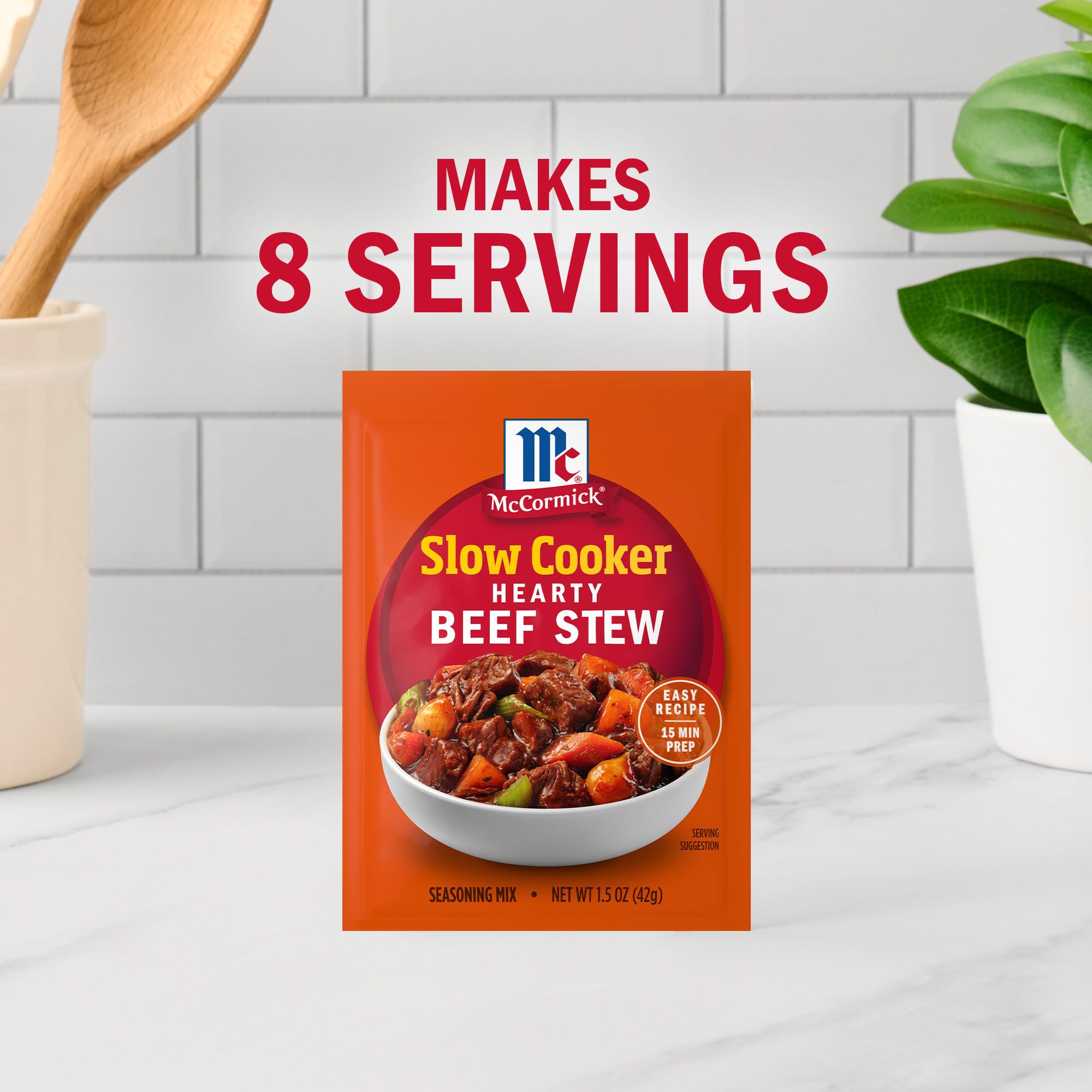 McCormick Slow Cooker Hearty Beef Stew Seasoning Mix 1 5 oz — view 11