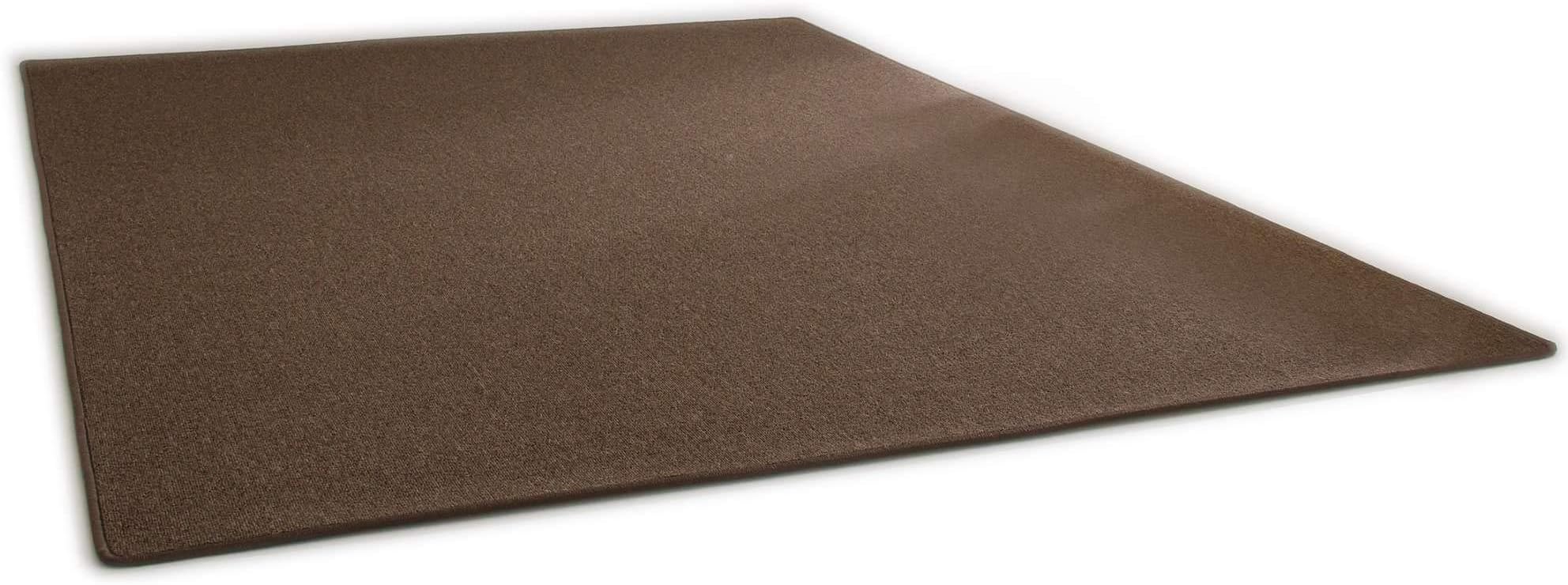 Modern Rug Meddon in Brown, Gut Certified, Size: 240x340 cm (7'9"x11'2")
