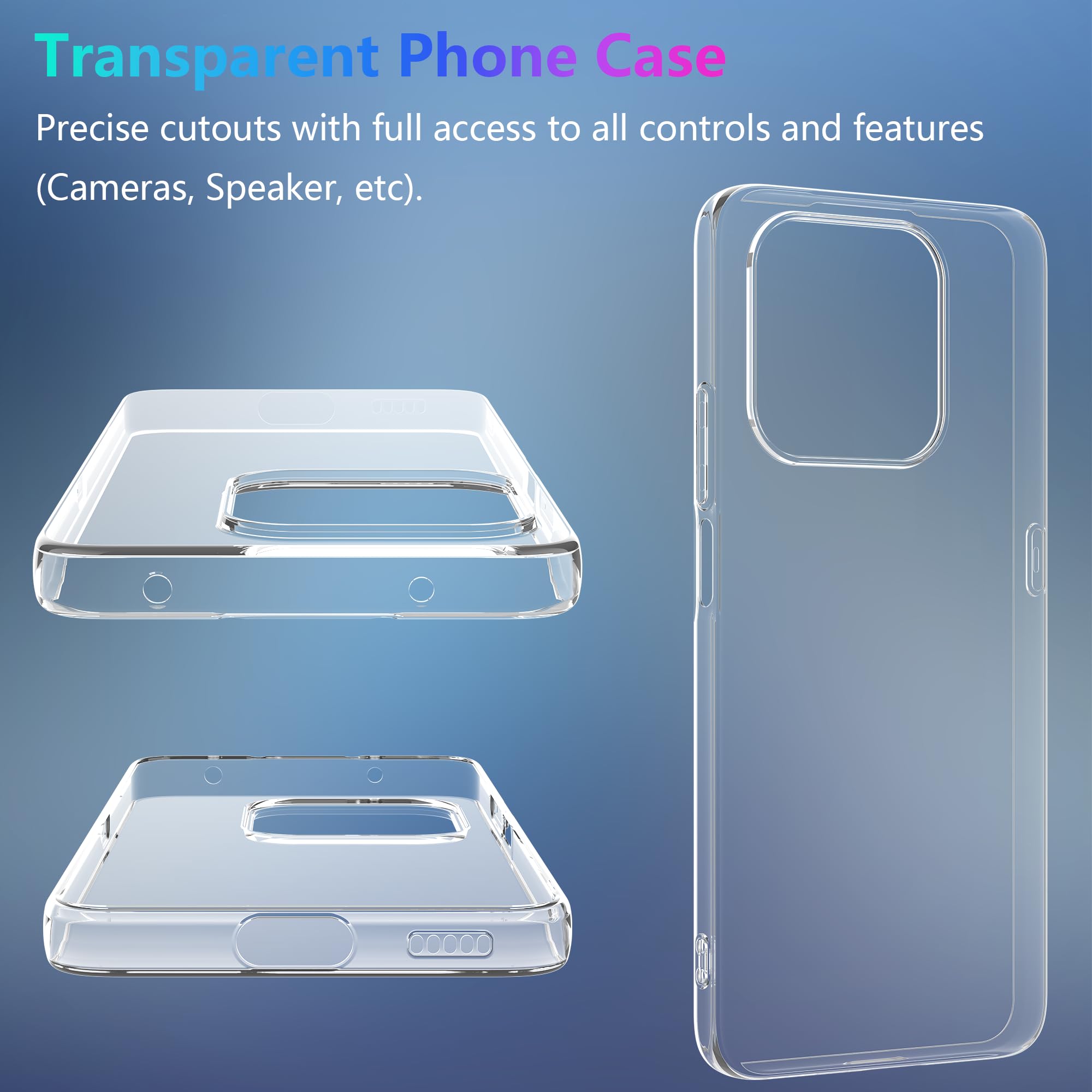 Coque Pour Honor 200 Smart 5G - Antichoc Protection Silicone Souple Transparent Phonillico