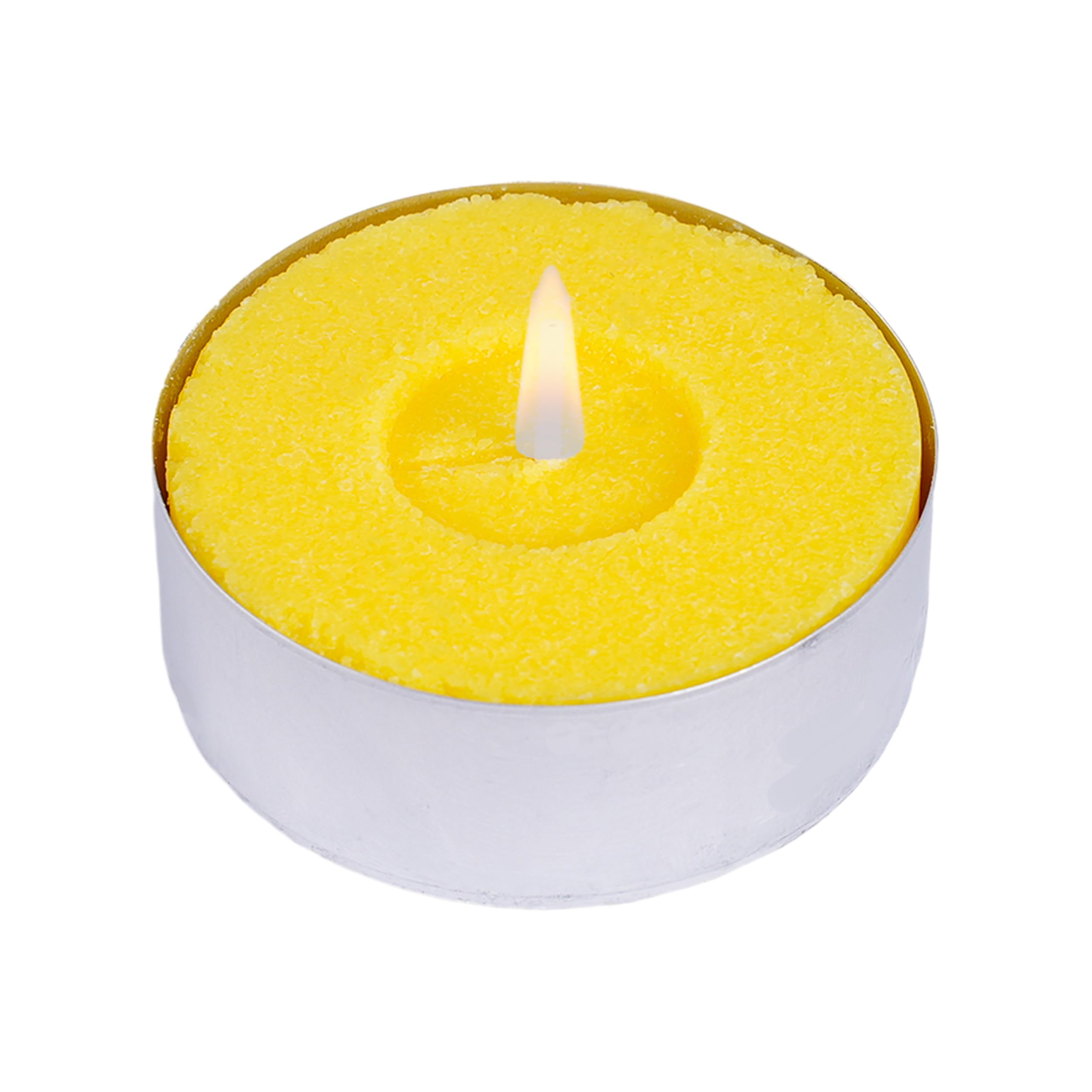 Pack de 24 Velas Aromáticas de Citronela para Exterior e Interior, Antimosquitos Naturales, Ideal para Jardín, Terraza, Barbacoas y Camping, Cera Vegetal, 60x60x20mm