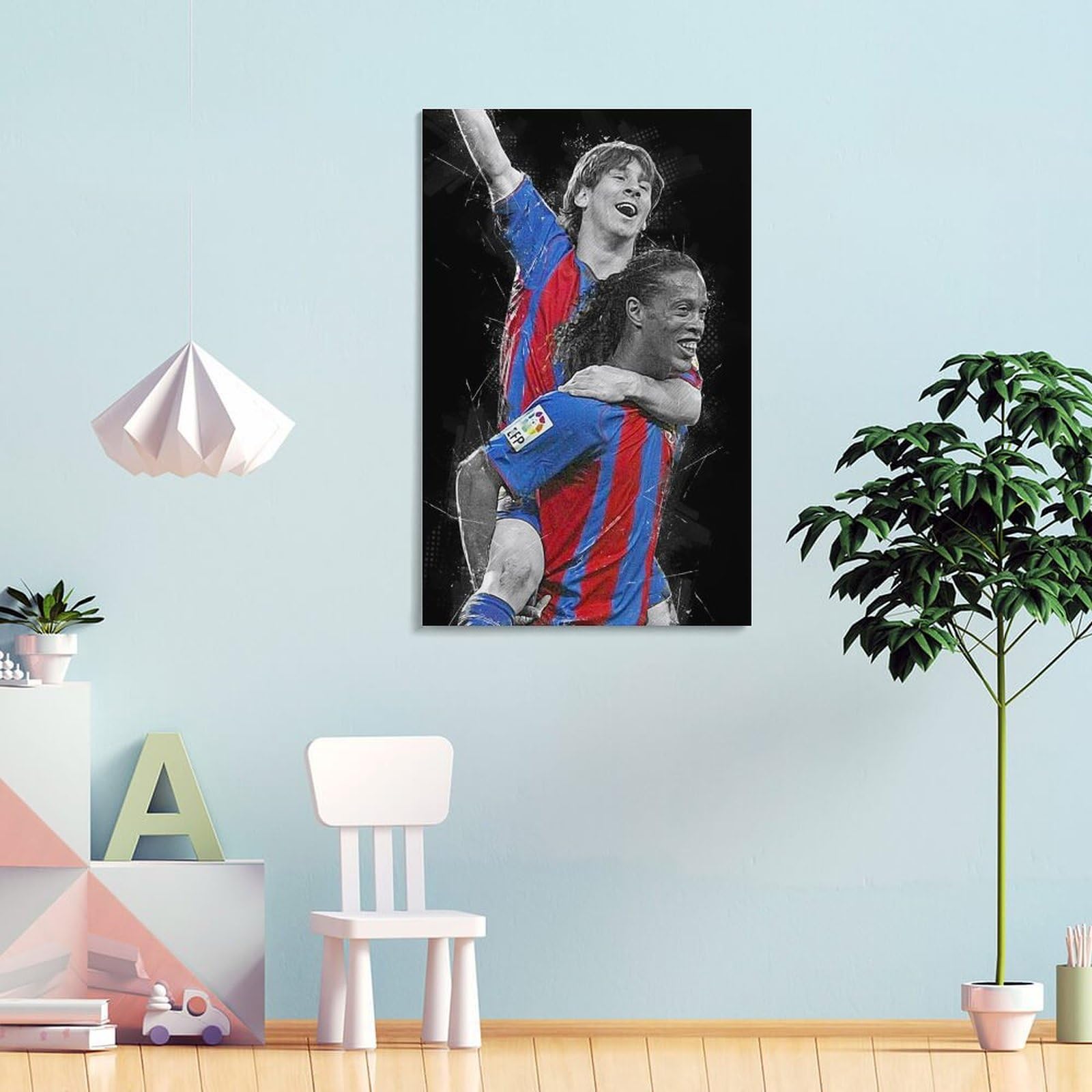 非売品】サッカー選手メッシパネルボード