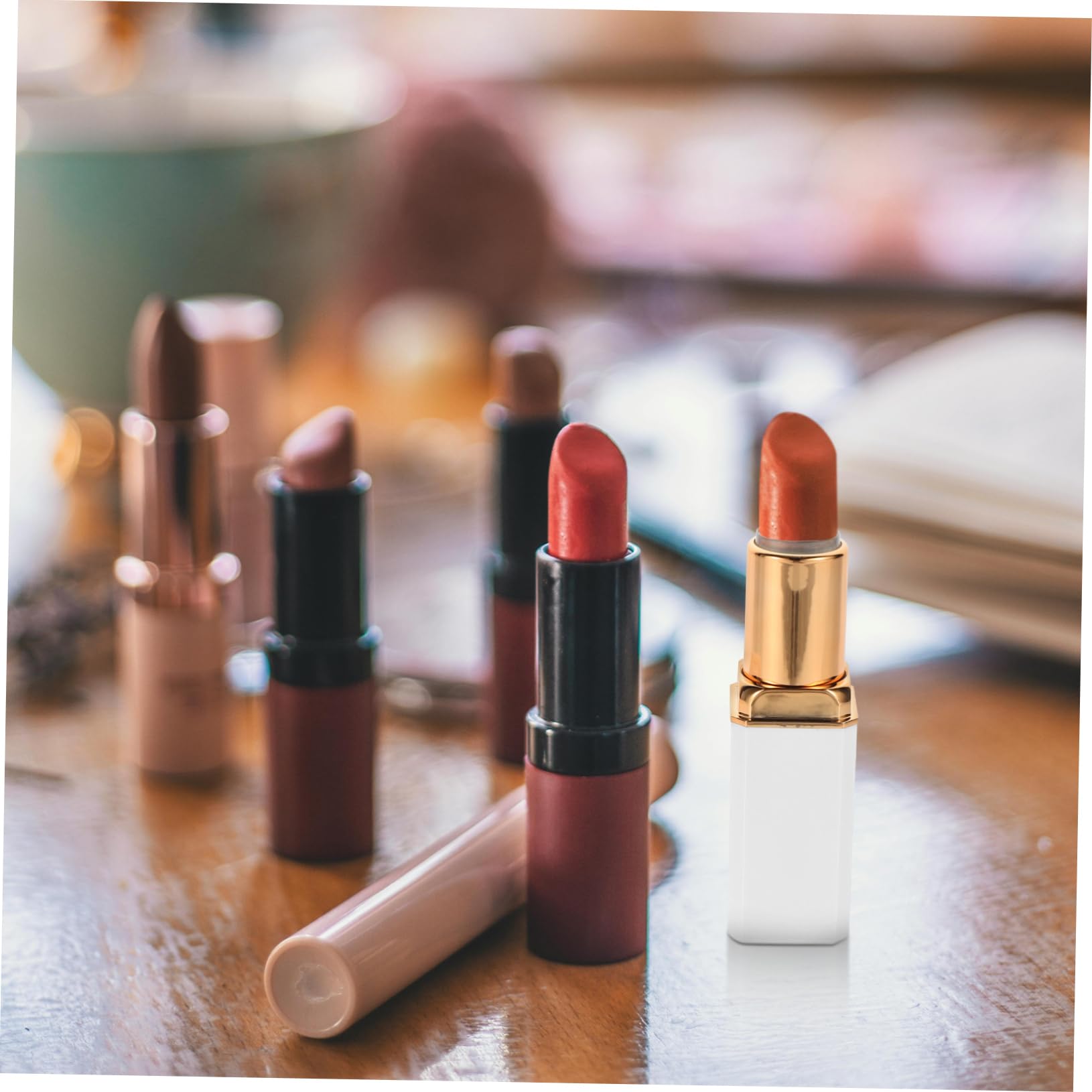 PACKOVE Tubo De Labial Rellenable Envases Vacíos Para Gloss Labial Capacidad Para Diy Y Maquillaje De Niñas 10 Piezas*4